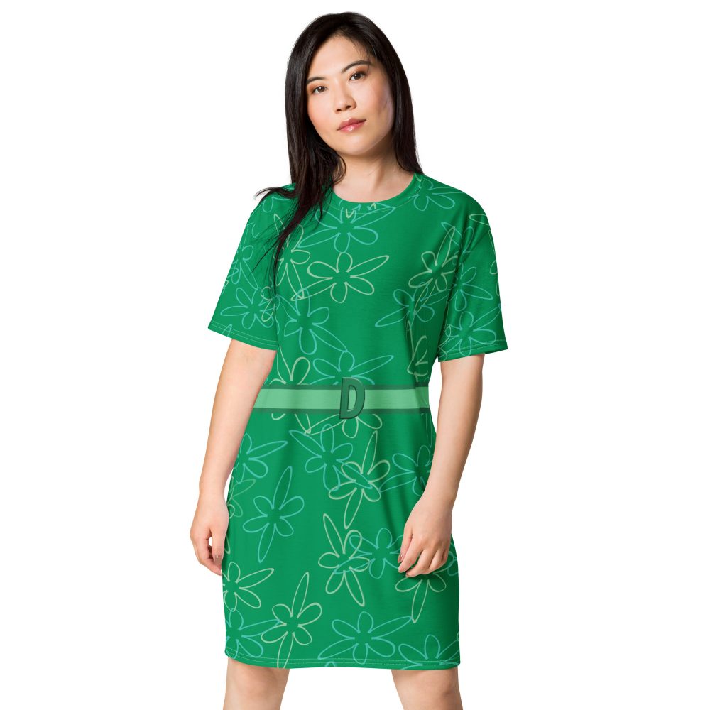 Disgust Costume 2XS – 6XL Halloween Cosplay T-shirt dress - Image 7