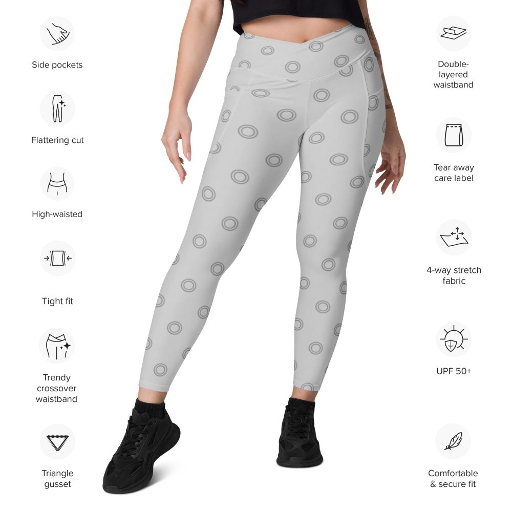 Baby Boo Monster Halloween Cosplay Costume Crossover leggings with pockets - Image 3